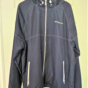 Mens XL Fully mesh lined hooded DISNEY windbreaker